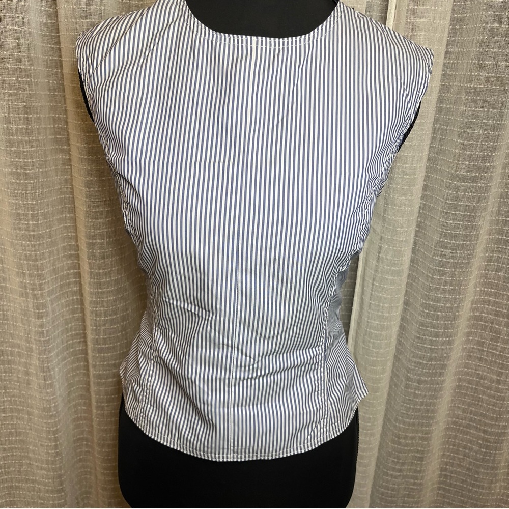 Lioness Countryside Top in Blue Stripe NWT Size Medium